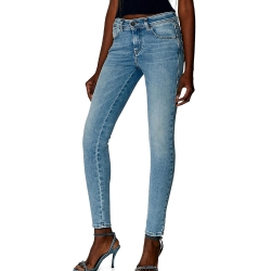 Jean Slim Bleu Femme Diesel 2017 Slandy85