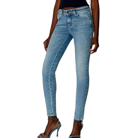 Jean Slim Bleu Femme Diesel 2017 Slandy85