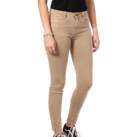 Jean Skinny Push Up Beige Femme My Tina's 260