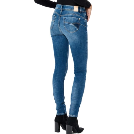 Jean Slim Bleu Foncé Femme Kaporal