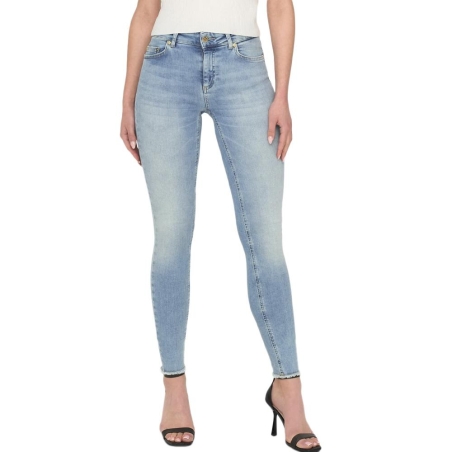 Jean Slim Bleu Clair Femme Only Blush