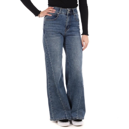 Jean Loose Bleu Femme Monday Premium 3280