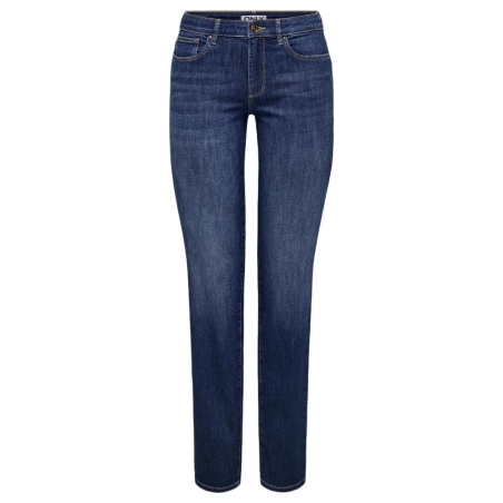 Jean Droit Bleu Femme Only Lann