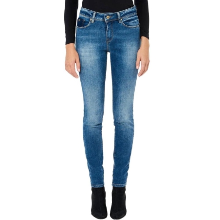 Jean Slim Bleu Délavé Femme Kaporal FLORRE