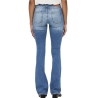 Jean Flared Bleu Clair Femme Only Blush Mid Flared