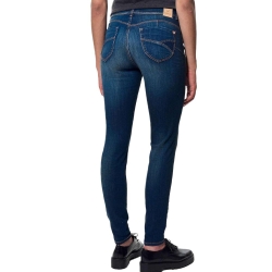 Jean Slim Bleu Délavé Femme Kaporal Jeans FLORE