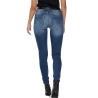 Jean Skinny Bleu Femme Only Shape Life