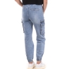 Pantalon Cargo Bleu Femme Monday Premium 3178