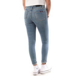 Jean Skinny Bleu Femme Superdry Vintage High Rise