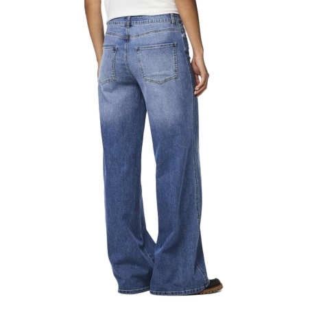 Jean Loose Bleu Femme Pieces Femma