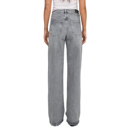Jean Large Gris Femme Only Juicy