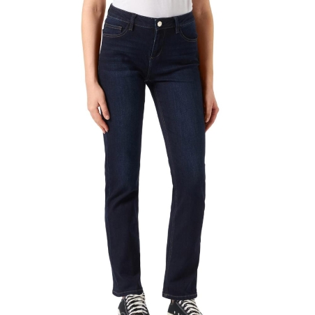 Jean Droit Bleu Foncé Femme Morgan 221
