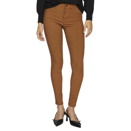 Jean Slim Camel Femme Vila Eggy