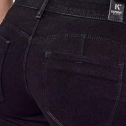 Jean Slim Noir Femme Kaporal LOCKK