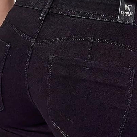Jean Slim Noir Femme Kaporal LOCKK