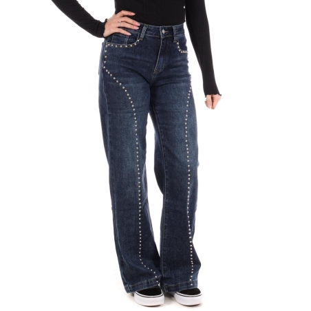 Jean Loose Bleu Femme Monday Premium 1807