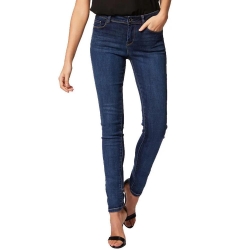 Jean Slim Bleu Femme Morgan POM