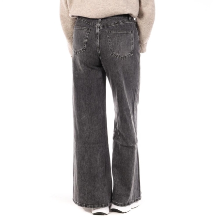 Jean Baggy Large Gris Femme Oraije Palazzo Pietro