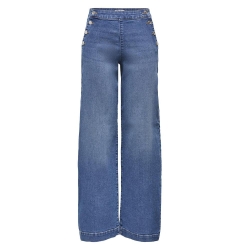 Jean Loose Bleu Moyen Femme Bleu Only Mollie