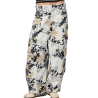 Jean Baggy Blanc/Noir Femme Kaporal Vener