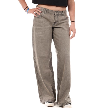 Jeans Loose Gris Femme Jennyfer DOUDOUIY