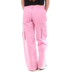 Pantalon Cargo Rose Femme Jennyfer PLOUF