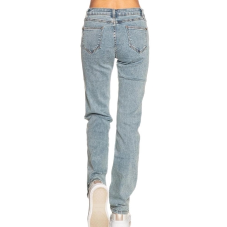 Jean Droit Bleu Femme Morgan 221