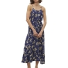Robe Marine/Jaune à Motifs Femme Vero Moda Easy Joy