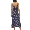 Robe Marine/Jaune à Motifs Femme Vero Moda Easy Joy