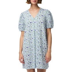 Robe Fleuris Bleu Femme Pieces Talia