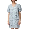Robe Fleuris Bleu Femme Pieces Talia