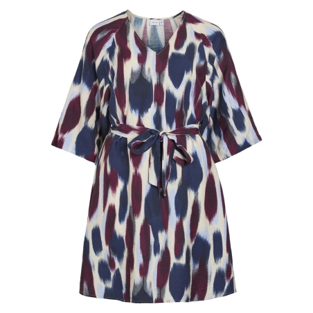 Robe Marine/Bordeaux Femme Vila Virano