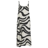 Robe Noir/Beige Femme Vero Moda Lea