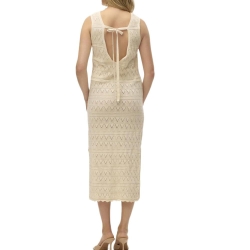 Robe Beige Femme Vero Moda Bali