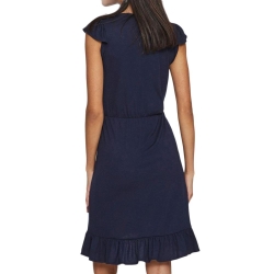 Robe Marine à volants Femme Vila Mooney