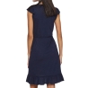 Robe Marine à volants Femme Vila Mooney