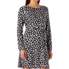 Robe Noir à motif Femme Vila Vivish