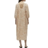 Robe Orange/Ecru Femme Vero Moda Nethe