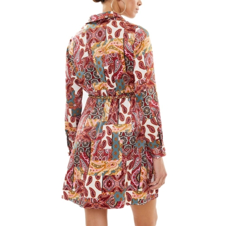Robe Rouge à Motifs Femme Vero Moda Dita