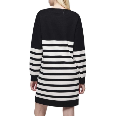 Robe Noir/Blanche Femme Pieces Penelope