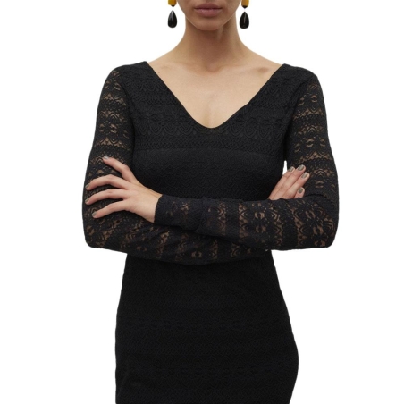 Robe Noire Femme Vero Moda Zoé