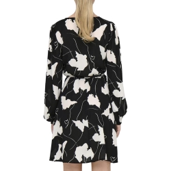 Robe Noir/Blanche Fleurs Femme JDY Base