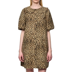 Robe Léopard Femme Pieces Nancy 2/4