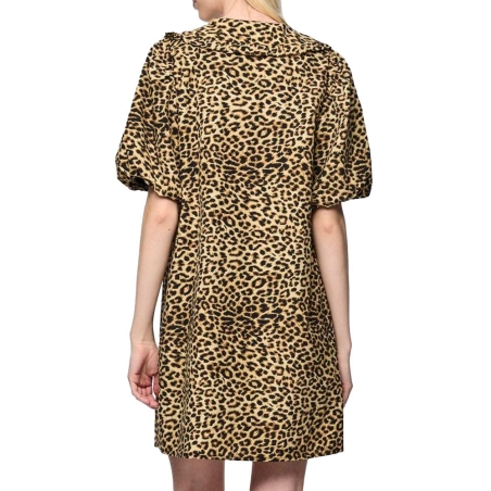 Robe Léopard Femme Pieces Nancy 2/4