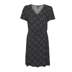 Robe Noire/Blanche Femme Vero Moda Vmeasy Joy