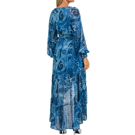Robe Bleu à Motifs Femme Guess Nuovo Bahia