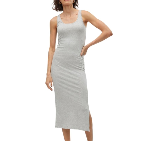 Robe Grise Femme Vero Moda Soft Maxi