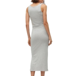 Robe Grise Femme Vero Moda Soft Maxi