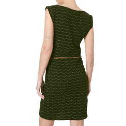 Robe Vert Femme Ragwear Zig Zag
