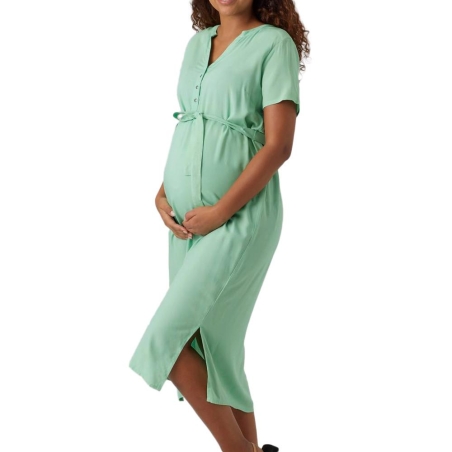 Robe Verte Femme Mamalicious Misty
